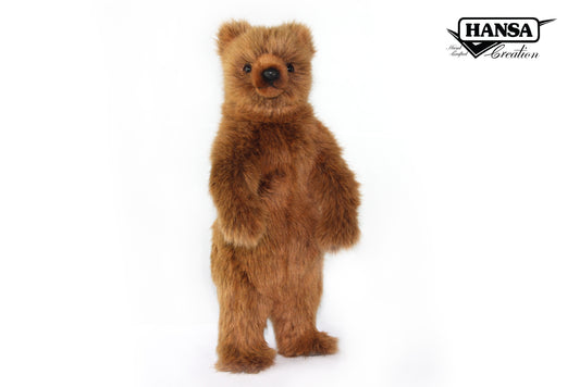 Brunbjørn Stående Plysj 40cm | Hansa Creation