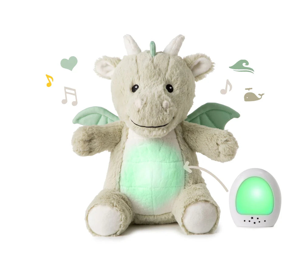 Cloud.b LoveLight – Drake the Dragon – beroligende nattlys & lydmaskin for baby (opptak, USB-C)