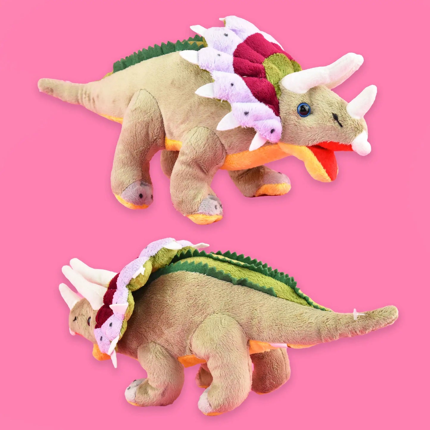 Plysj Dinosaur 37.5 cm – velg variant (Brontosaurus, Stegosaurus, T-Rex, Triceratops)