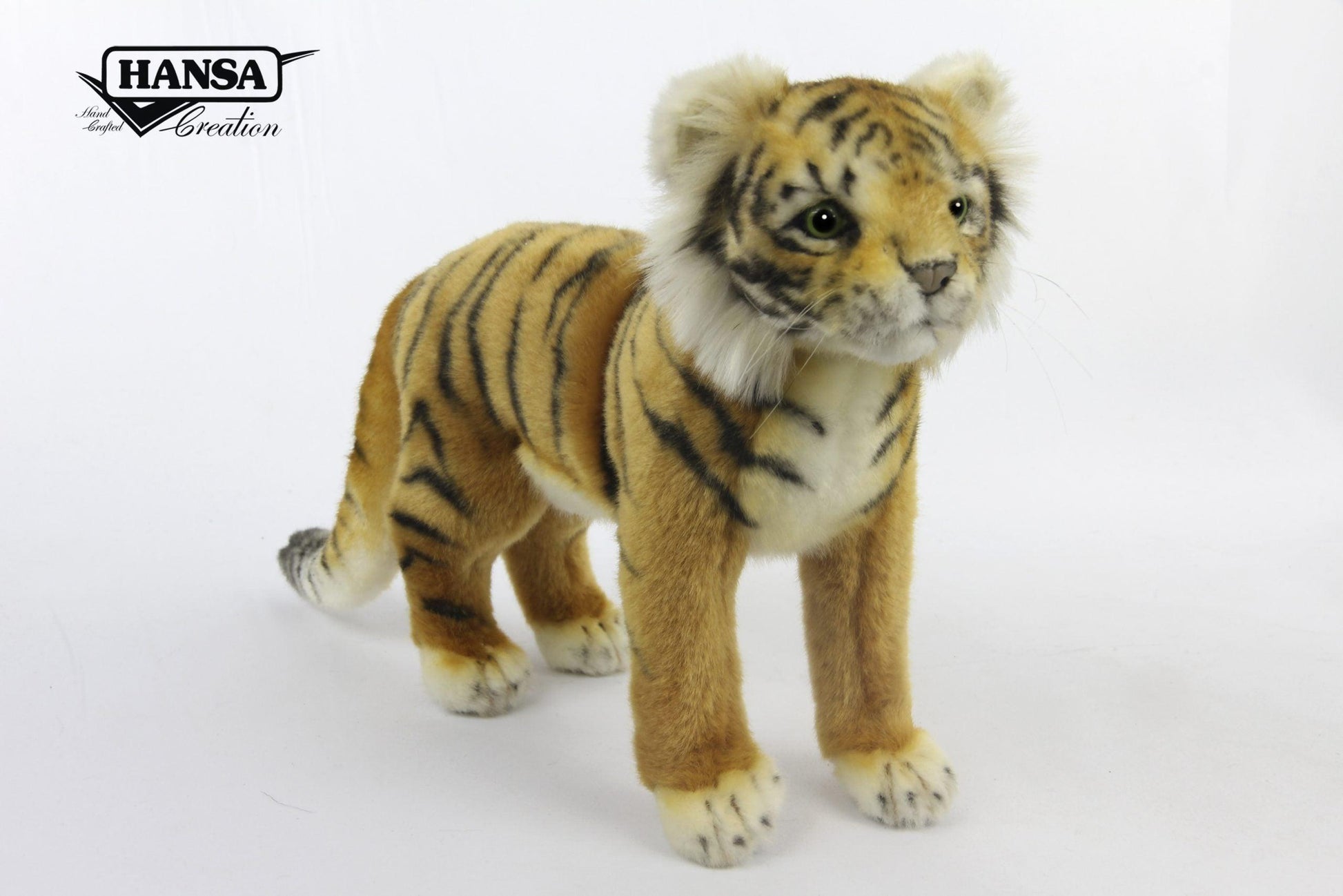 Hansa Creation Tiger Amur Plush Toy - Majestic and Lifelike Stuffed Animal - Bamsedyra