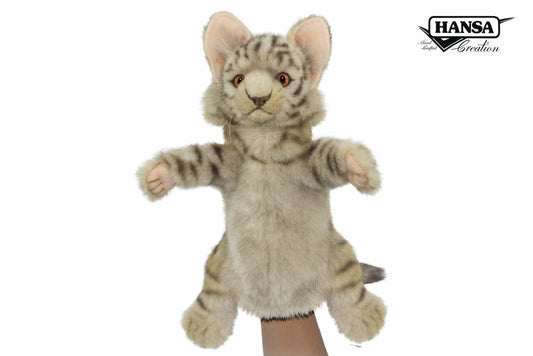 Hansa Creation Leopard Hand Puppet - Interactive and Lifelike Plush Toy - Bamsedyra