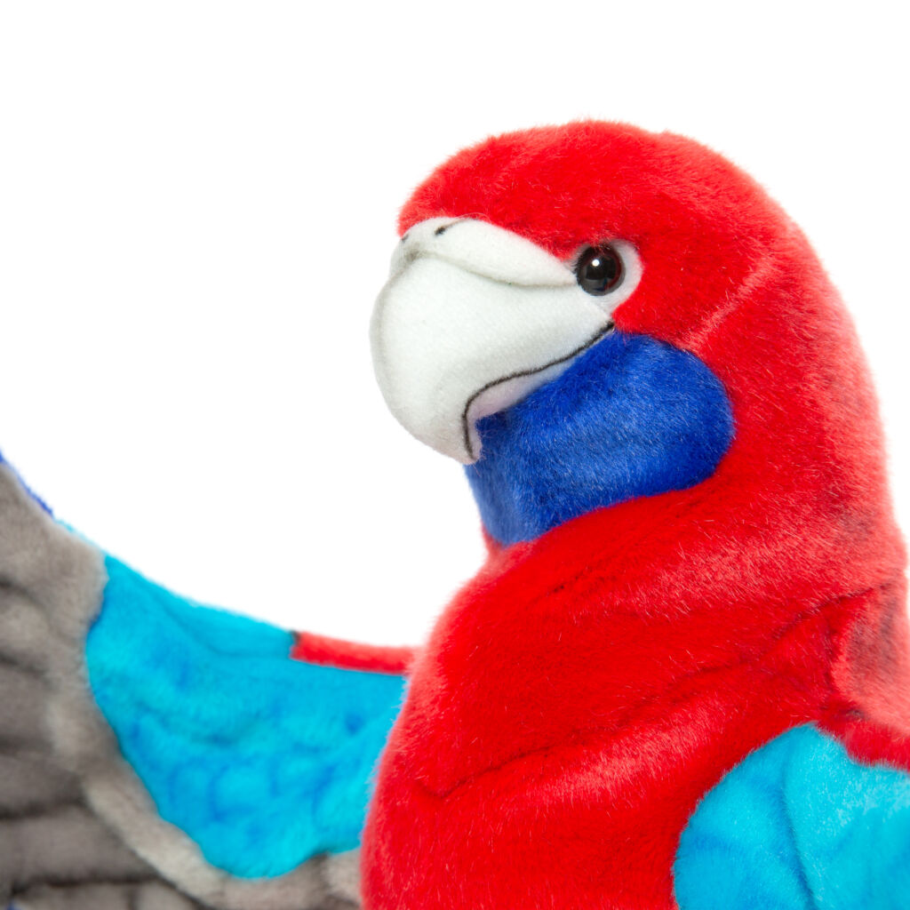 Crimson Rosella Hand Puppet - 50 cm by Hansa Creation (Coming 01.11.24)