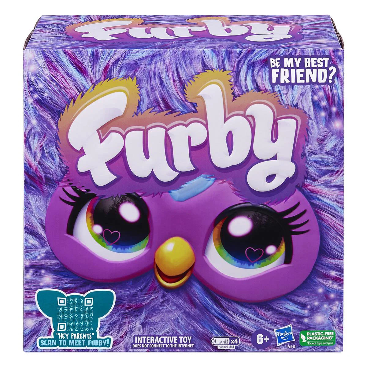 FURBY Interaktiv Leke – Galaxy Glow (Glow in the Dark) (EN) | Hasbro