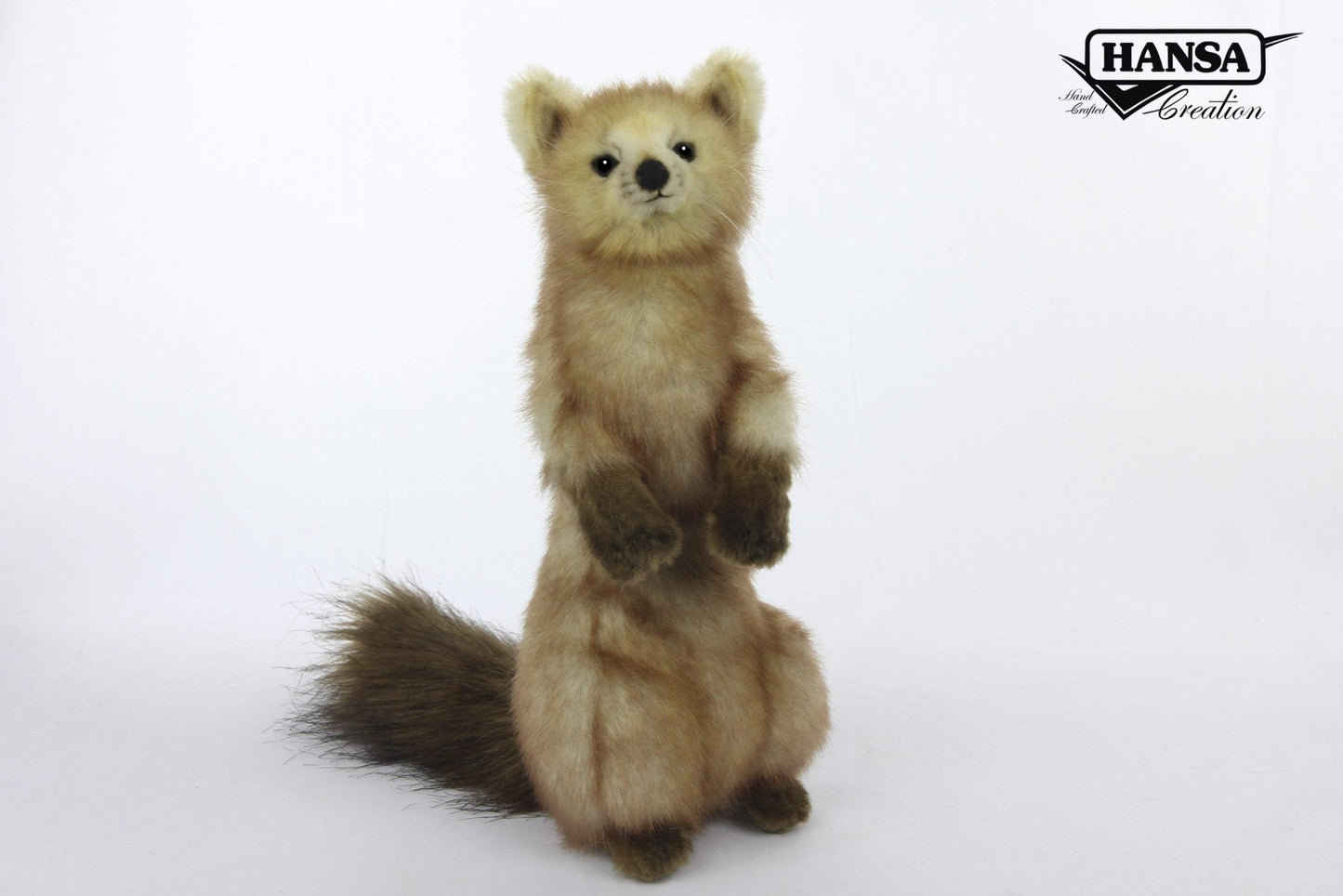 Hansa Creation Japanese Sable Plush Toy - Exquisite and Lifelike Stuffed Animal - Bamsedyra