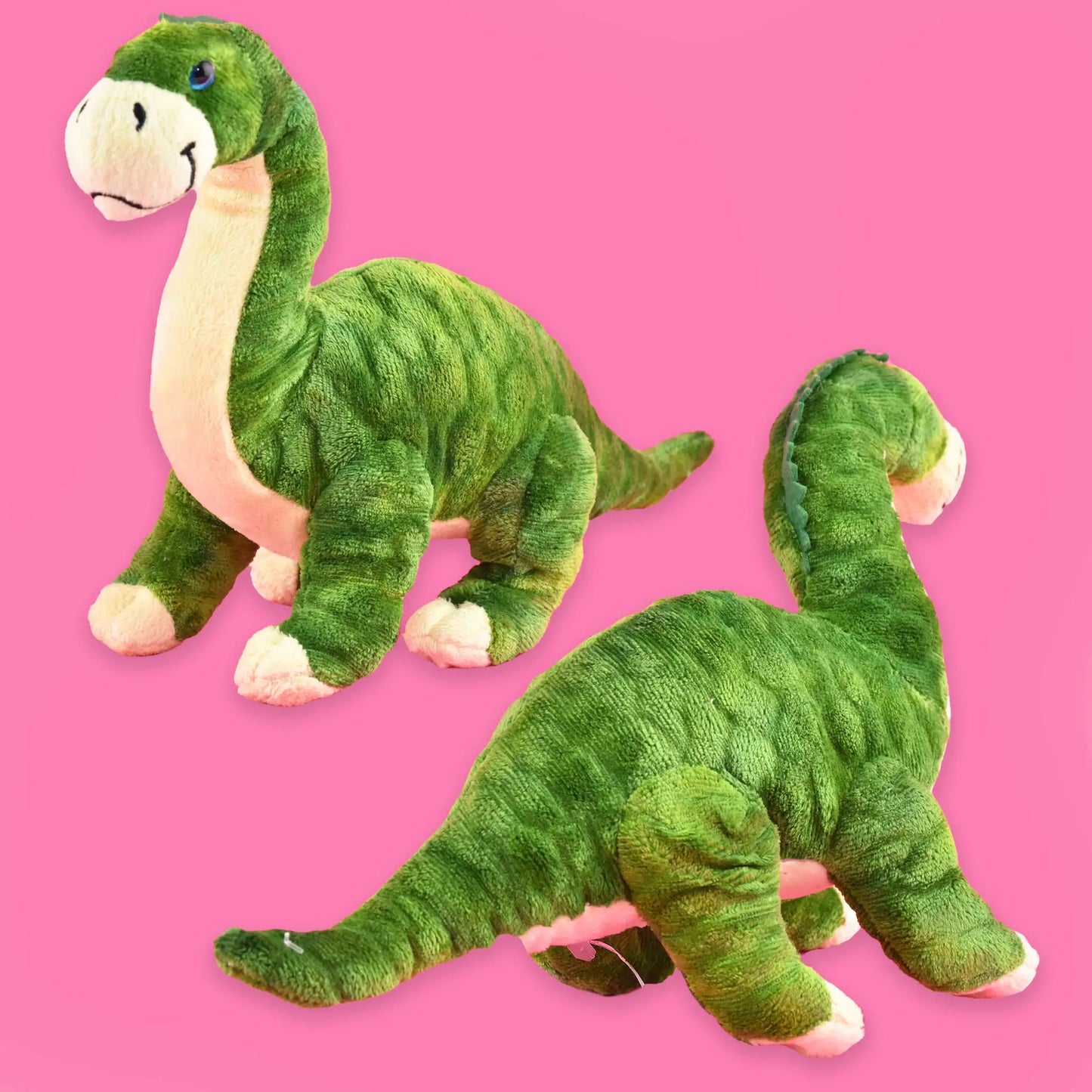 Plysj Dinosaur 30cm – velg variant (Brontosaurus, Stegosaurus, T-Rex, Triceratops)