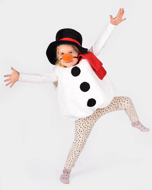 Snømann-kostyme m/tilbehør (98–104 cl) | Den Gode Fen
