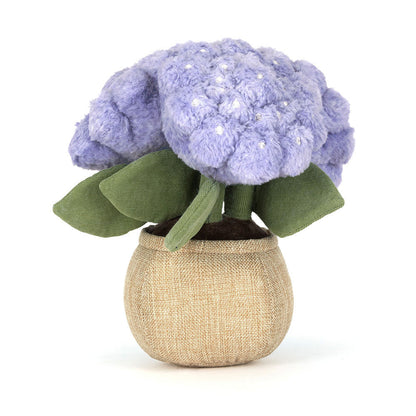 Jellycat | Amuseables Hydrangea | Lilla/Grønn | ca. 25 cm Detail - Bamsedyra AS