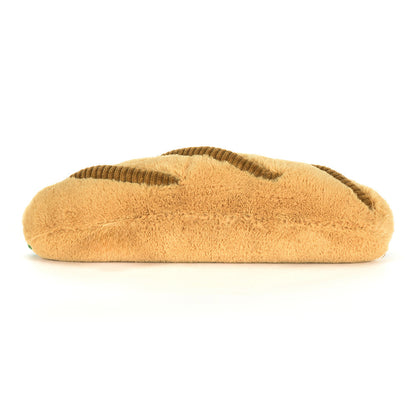 Jellycat | Amuseables Caprese Baguette | Beige/Rød/Grønn | 12 cm Back View - Bamsedyra AS