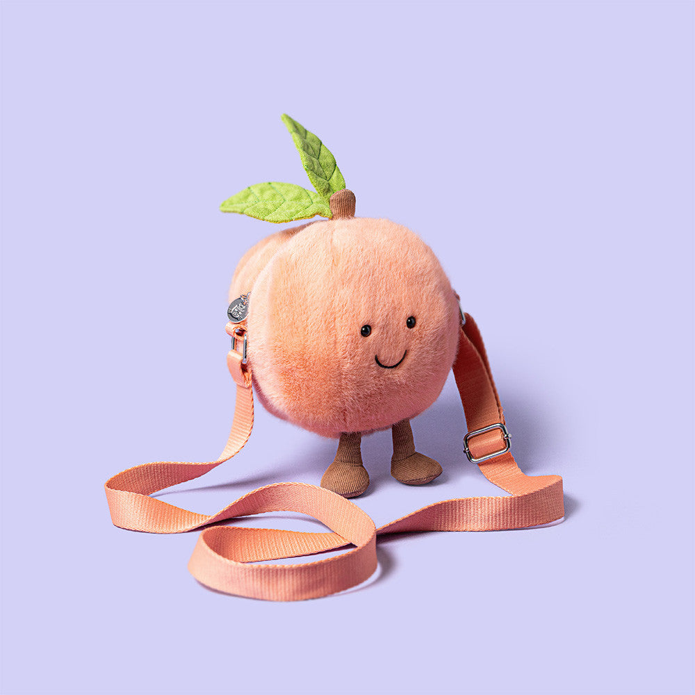 Jellycat | Amuseables Peach Shoulder Bag | Fersken | ca. 20 cm