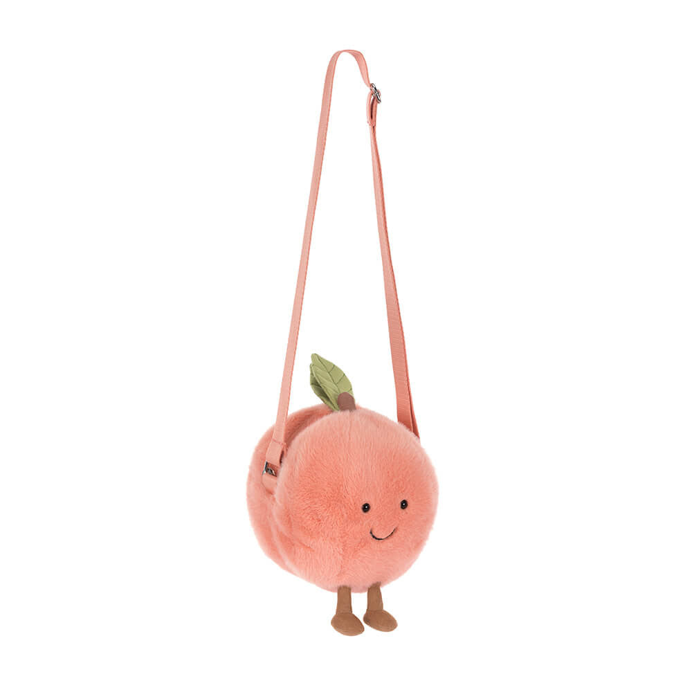 Jellycat | Amuseables Peach Shoulder Bag | Fersken | ca. 20 cm