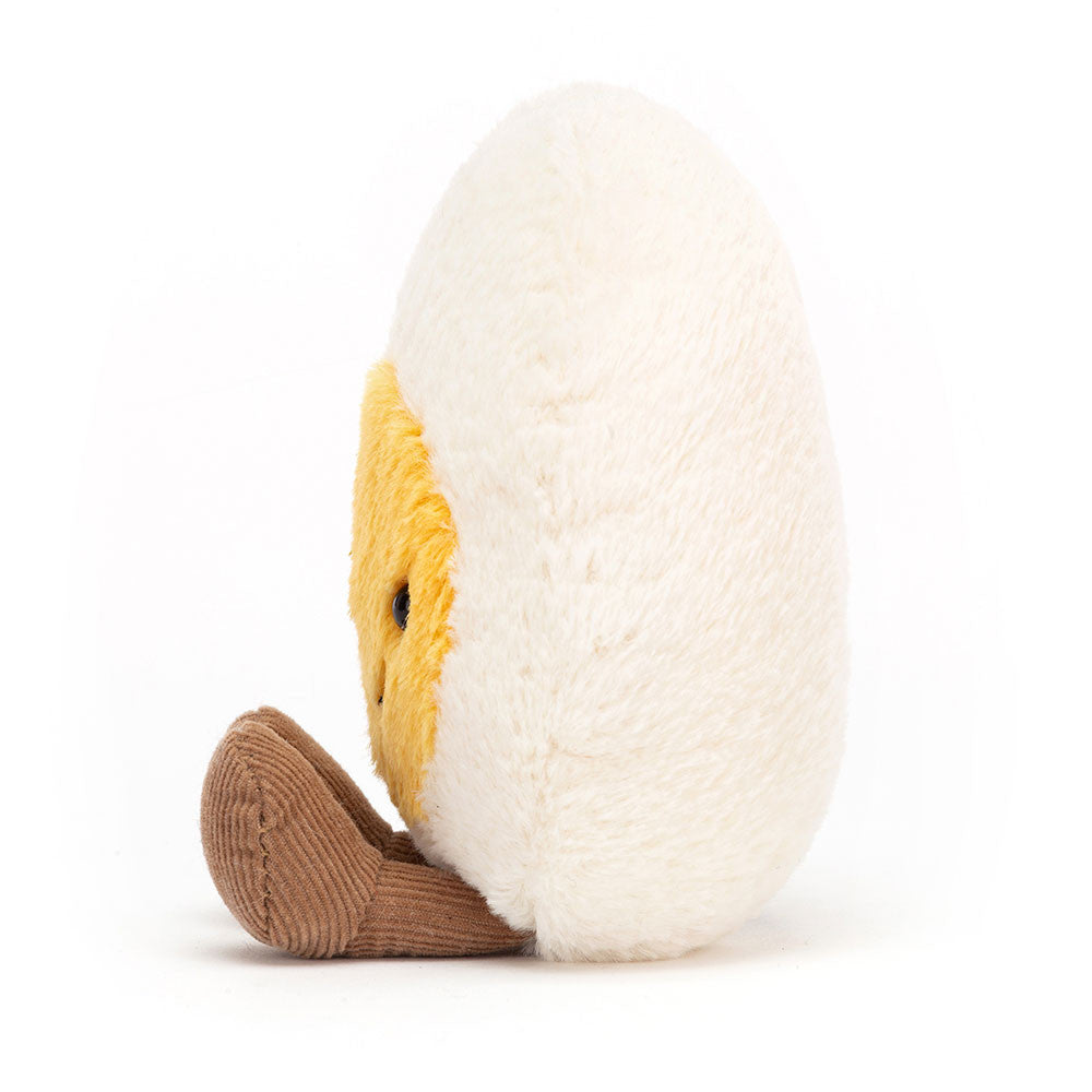 Jellycat | Amuseables Happy Boiled Egg | Hvit/Gul | ca. 14 cm