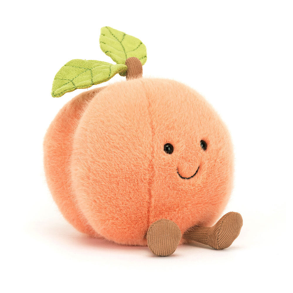 Amuseables Peach | Jellycat kosedyr fersken – Bamsedyra AS