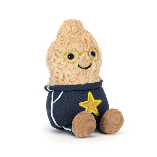 Jellycat | Amuseables Peanut Star Student Outfit | Brun | ca. 15 cm