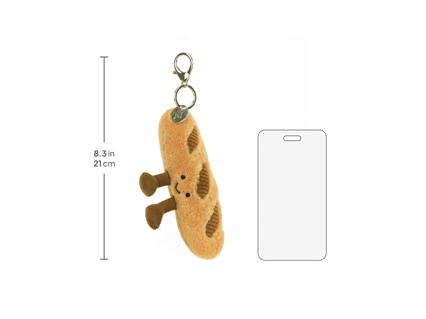 Amuseables Baguette Bag Charm – veskepynt 15 cm | Jellycat