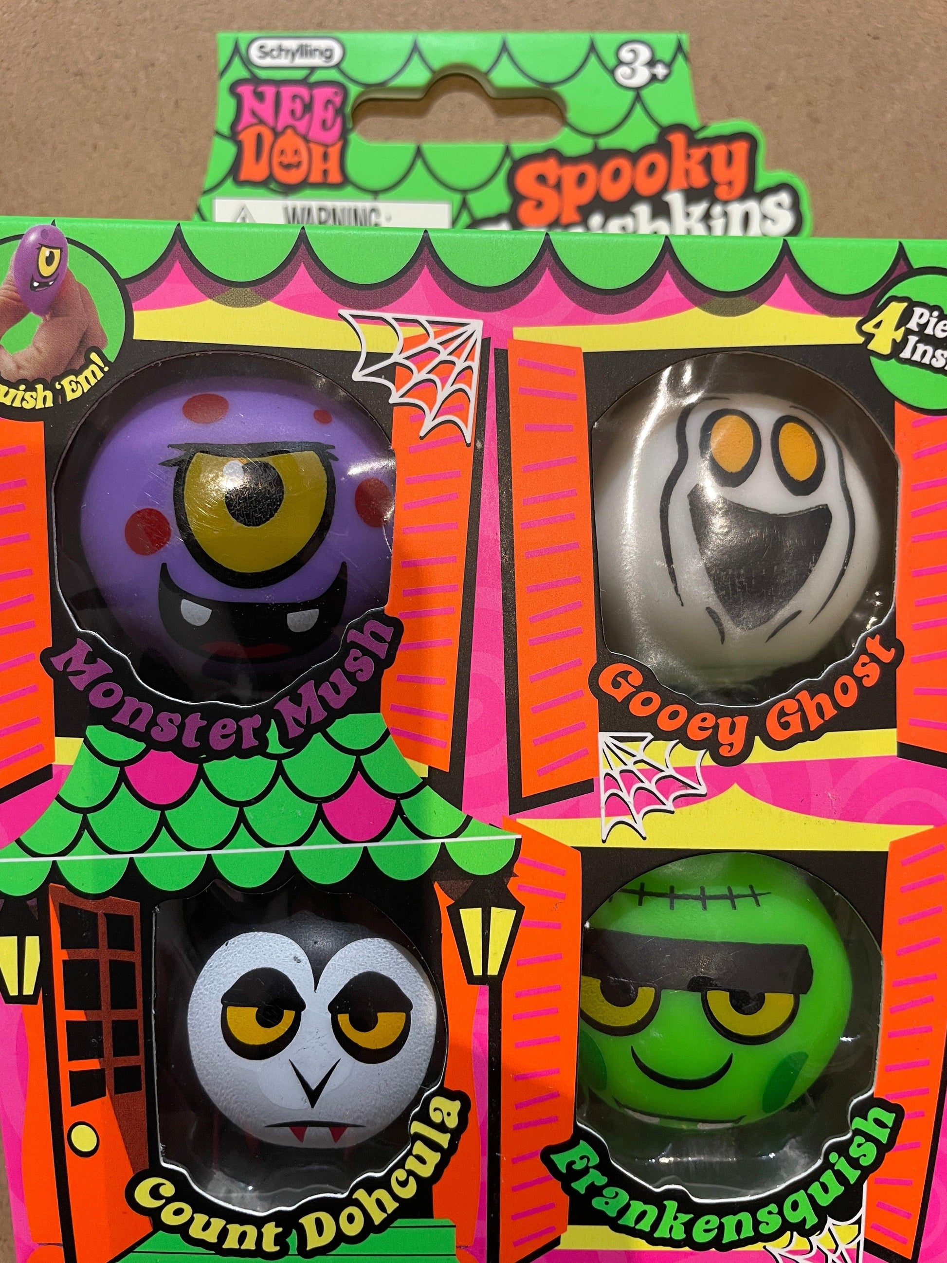 NEEDOH Spooky Squishkins Haunted House 4-pack - Bamsedyra