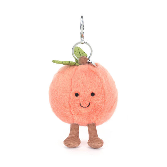 Jellycat | Amuseables Peach Bag Charm | Fersken | ca. 12 cm