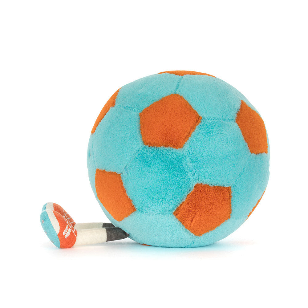 Jellycat | Amuseables Football | Blå og Oransje | 27 cm