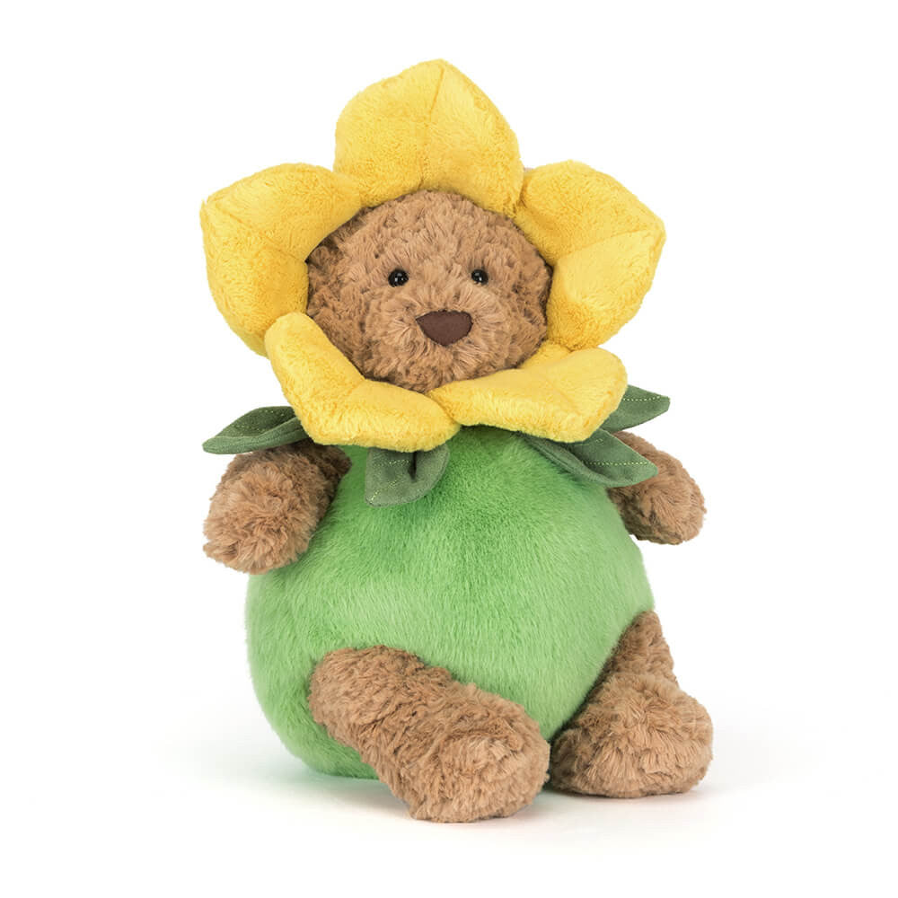 Jellycat | Bartholomew Bear Daffodil Outfit | Gul/Brun | Medium