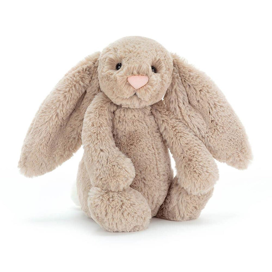 Jellycat Bashful Bunny Original i beige – klassisk kosekanin på 31 cm med lange hengende ører