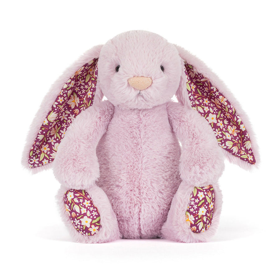 Jellycat Thistlepop Blossom Luxe Bunny – lilla kosekanin egnet fra fødsel