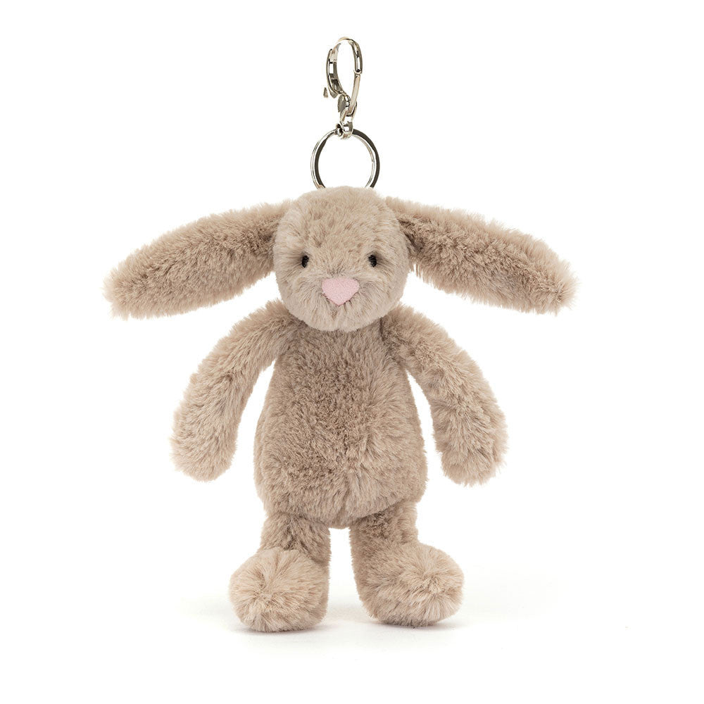 Bashful Bunny Beige Bag Charm 18 cm | Jellycat
