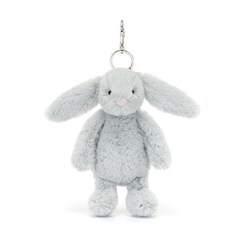 Bashful Silver Bunny Bag Charm – veskepynt 18 cm | Jellycat