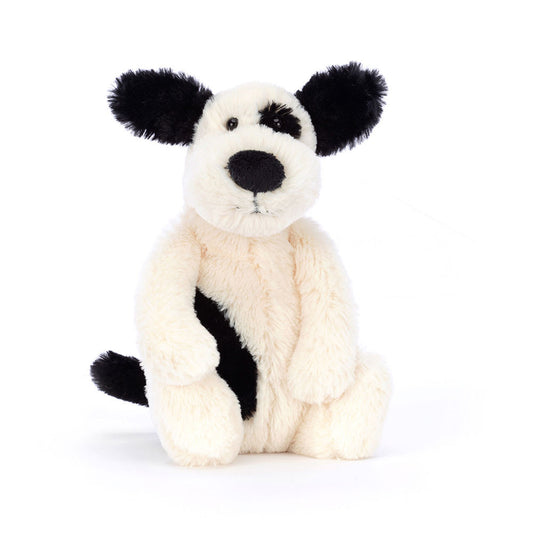 Bashful Black & Cream Puppy | Jellycat