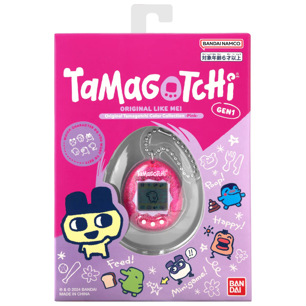 Tamagotchi Original Pink – digitalt kjæledyr (Gen 1) | Bandai