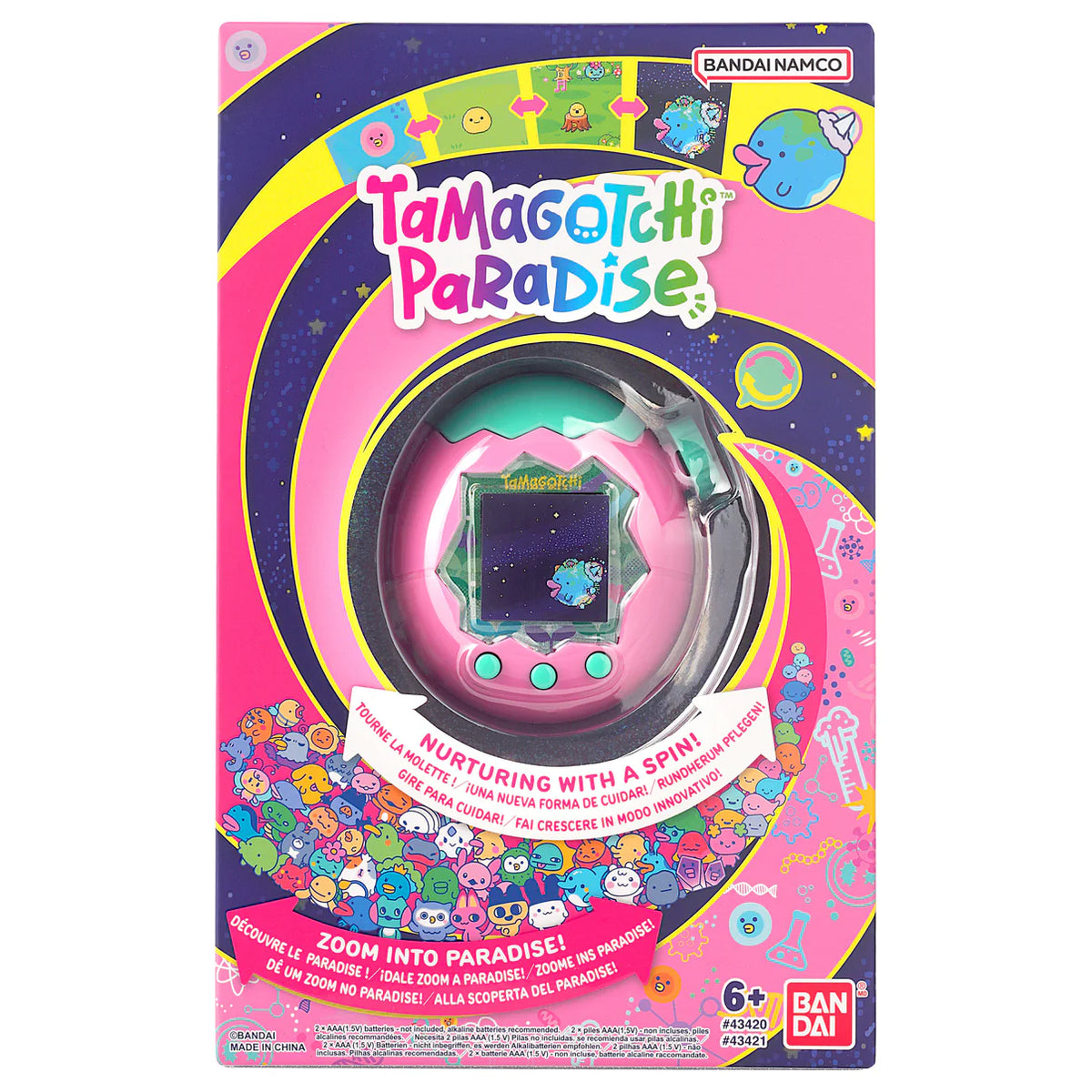 Tamagotchi Paradise Pink Land | Digitalt kjæledyr – Bamsedyra AS Tamagotchi Paradise Pink Land | Digitalt kjæledyr – Bamsedyra AS