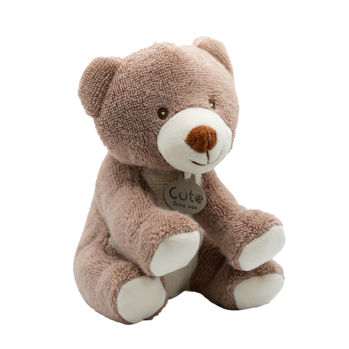 Bomull Bamse Buddy Bjørn Sittende | Cute by Felix | 19 cm