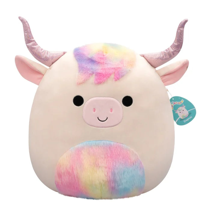 Tilgjengelig Nå: Squishmallows 40 cm Dagnus Highland Ku