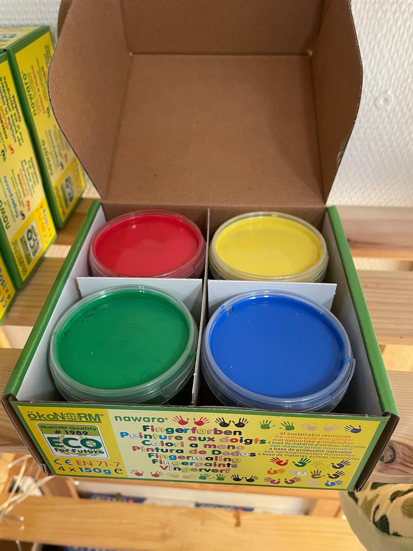 Finger paint ökoNORM nawaro 4 pack (4 x 150ml) - Bamsedyra