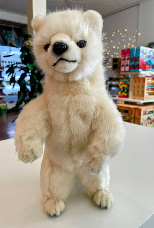 Hansa Creation Polar Bear Plush Toy - Majestic and Lifelike Stuffed Animal - Bamsedyra