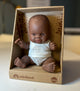 African Boy Baby Doll 21cm | Miniland