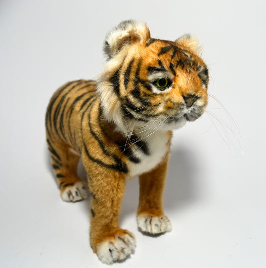 Hansa Creation Tiger Amur Plush Toy - Majestic and Lifelike Stuffed Animal - Bamsedyra