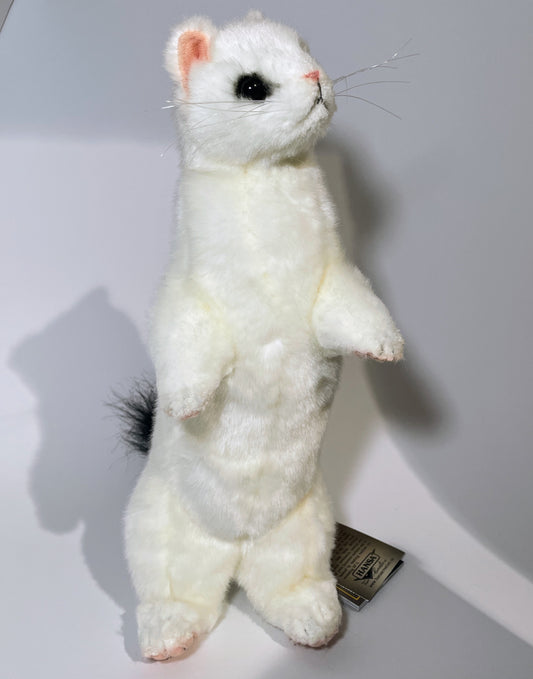 Charming Hansa Creation 15cm Stoat Plush Toy - Realistic and Adorable Stoat Stuffed Animal - Bamsedyra