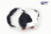 Hansa Creation Black & White Guinea Pig Plush Toy - Adorable and Realistic Stuffed Animal - Bamsedyra