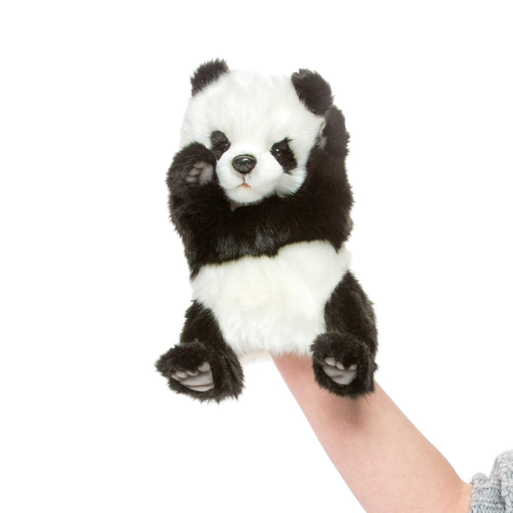 Panda Hånddukke | Hansa Creation | 30cm