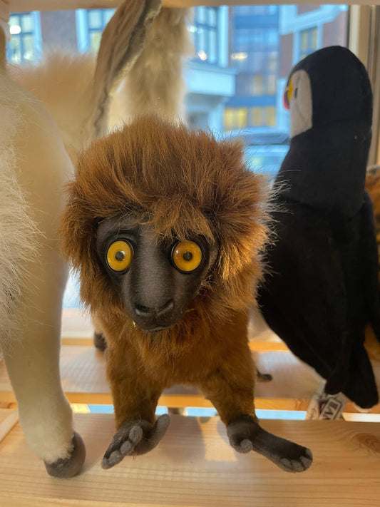 Hansa Creation Ida the Prehistoric Lemur Plush Toy - Adorable and Imaginative Stuffed Animal - Bamsedyra