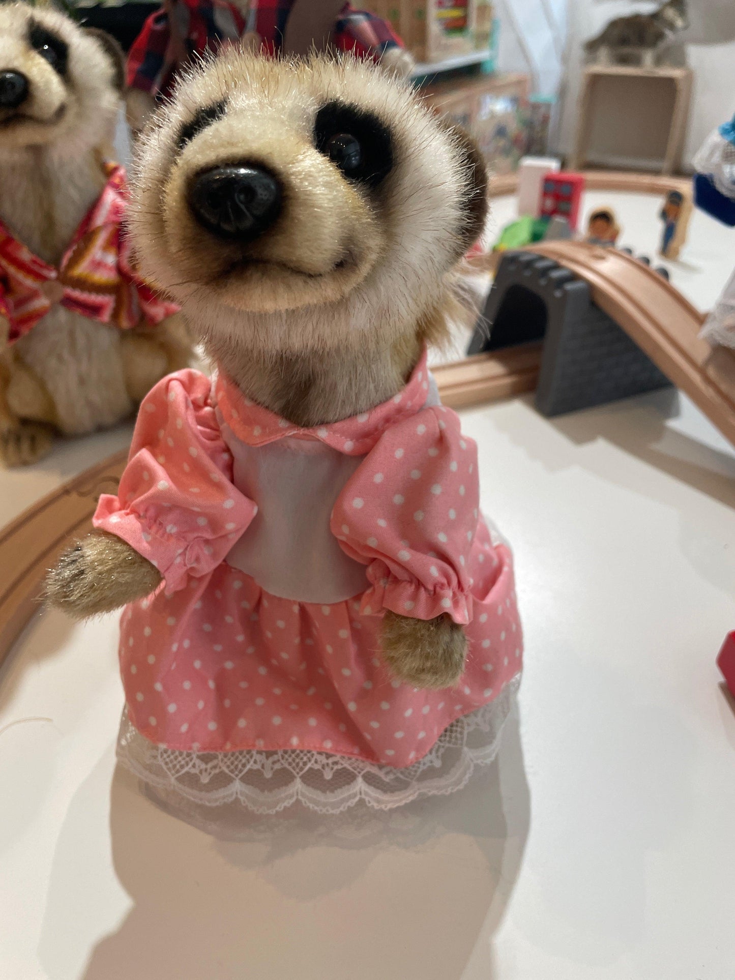 Hansa Creation Meerkat Girl with Clothes Plush Toy - Adorable and Lifelike Stuffed Animal - Bamsedyra