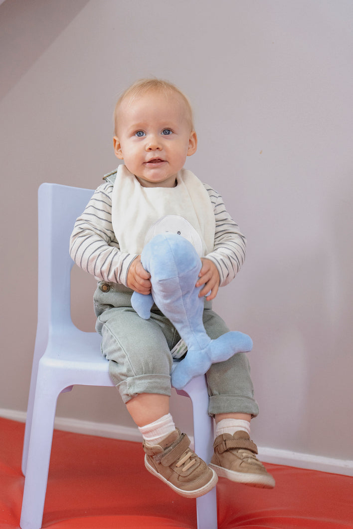 Bomull Bamse Willa Hval | Cute by Felix | 24 cm