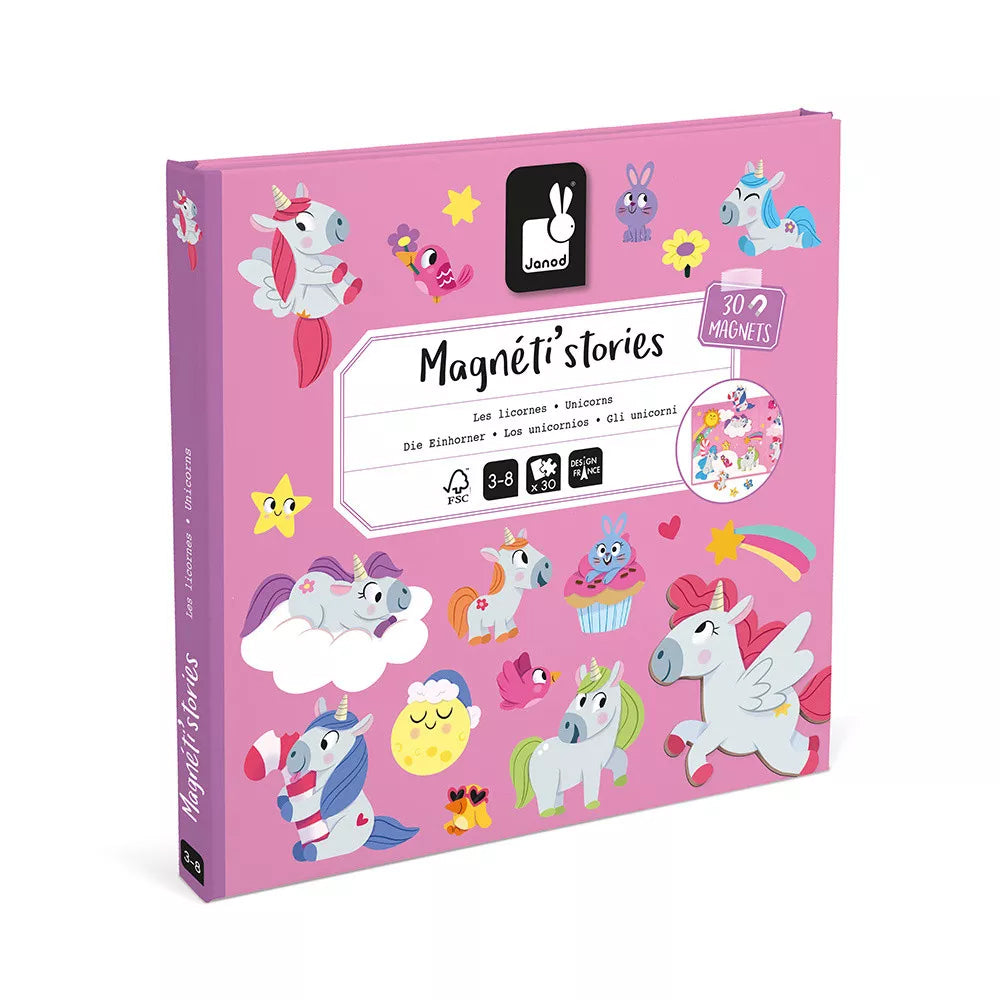 Magneti’Book & Magneti’Stories – Drager, Enhjørninger & Gård | Janod