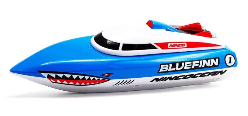 NINCO R/C BLUEFINN Remote Control Boat: High-Speed Adventure on Water – 24cm - Bamsedyra