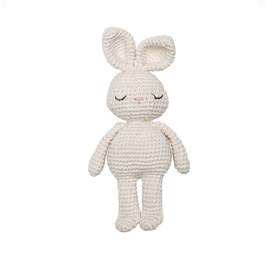 Heklet mini kanin – Bunny (krem) | Patti Oslo