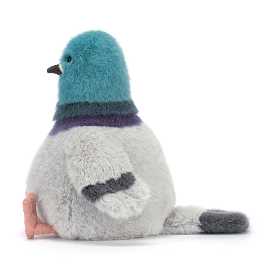 Jellycat | Strutton Pigeon | Grå | ca. 24 cm Detail - Bamsedyra AS