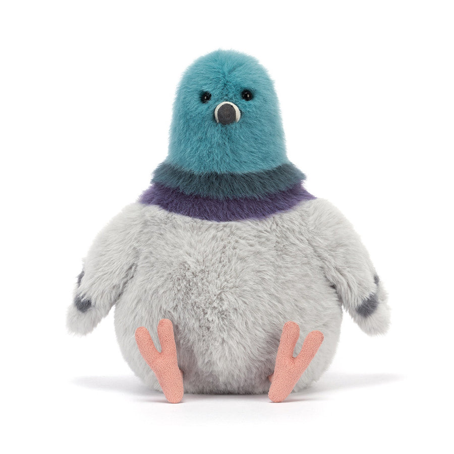 Jellycat | Strutton Pigeon | Grå | ca. 24 cm Feature - Bamsedyra AS