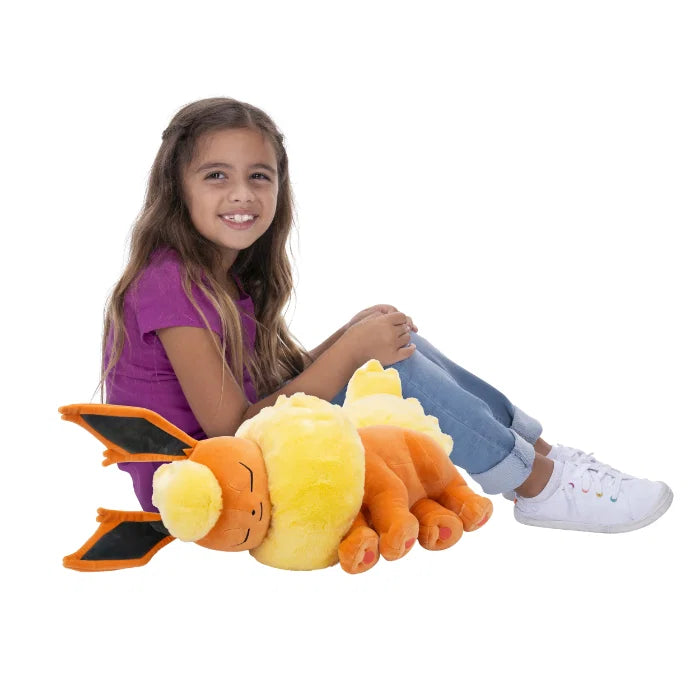 Flareon Kosedyr 45 cm – Offisiell Pokémon Plysj | Bamsedyra