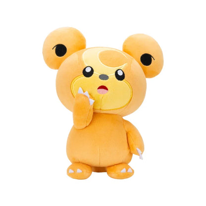 Pokémon | Teddiursa Kosedyr | Oransje | 20 cm Side View - Bamsedyra AS