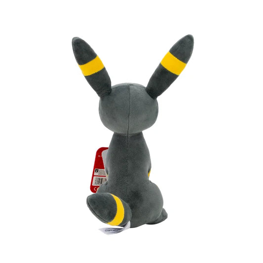 Pokémon Umbreon plysj kosedyr 20 cm – sort Umbreon med gule ringer på ørene og kroppen