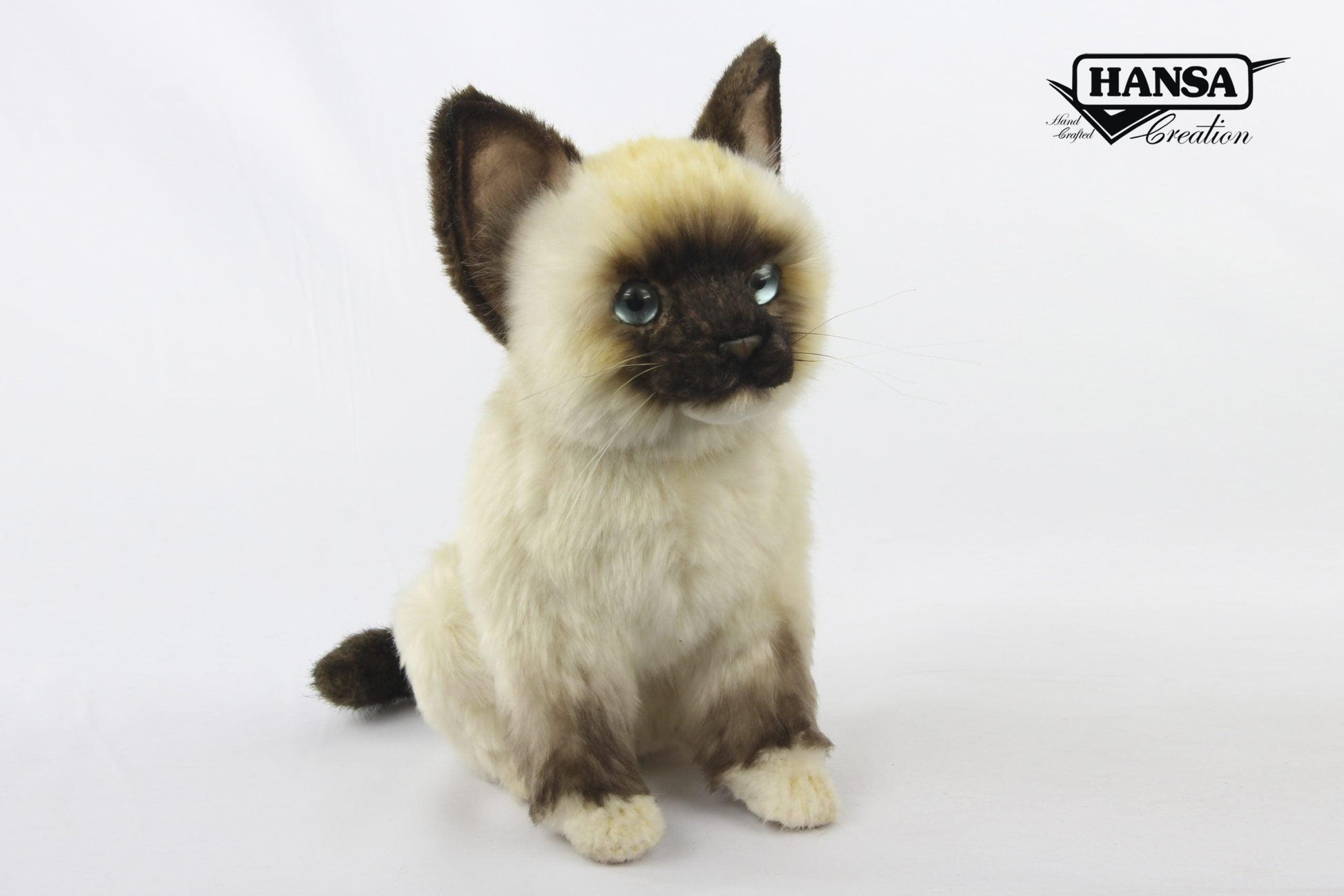 Graceful Hansa Creation Ragdoll Cat Plush Toy - Realistic and Elegant Feline Stuffed Animal - Bamsedyra